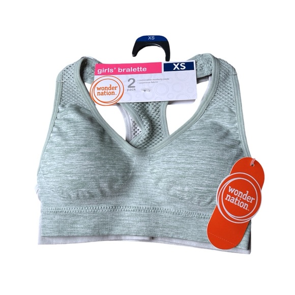 Wonder Nation Beginners Racerback Sports Bra - Picture 7 of 7